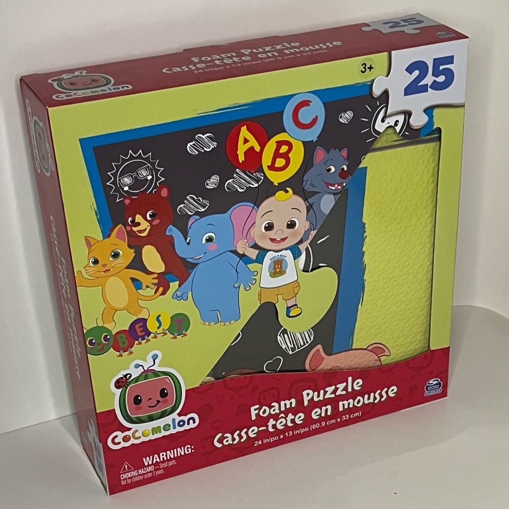 Spin Master Games Cocomelon, 25-Piece Jigsaw Foam puzzle